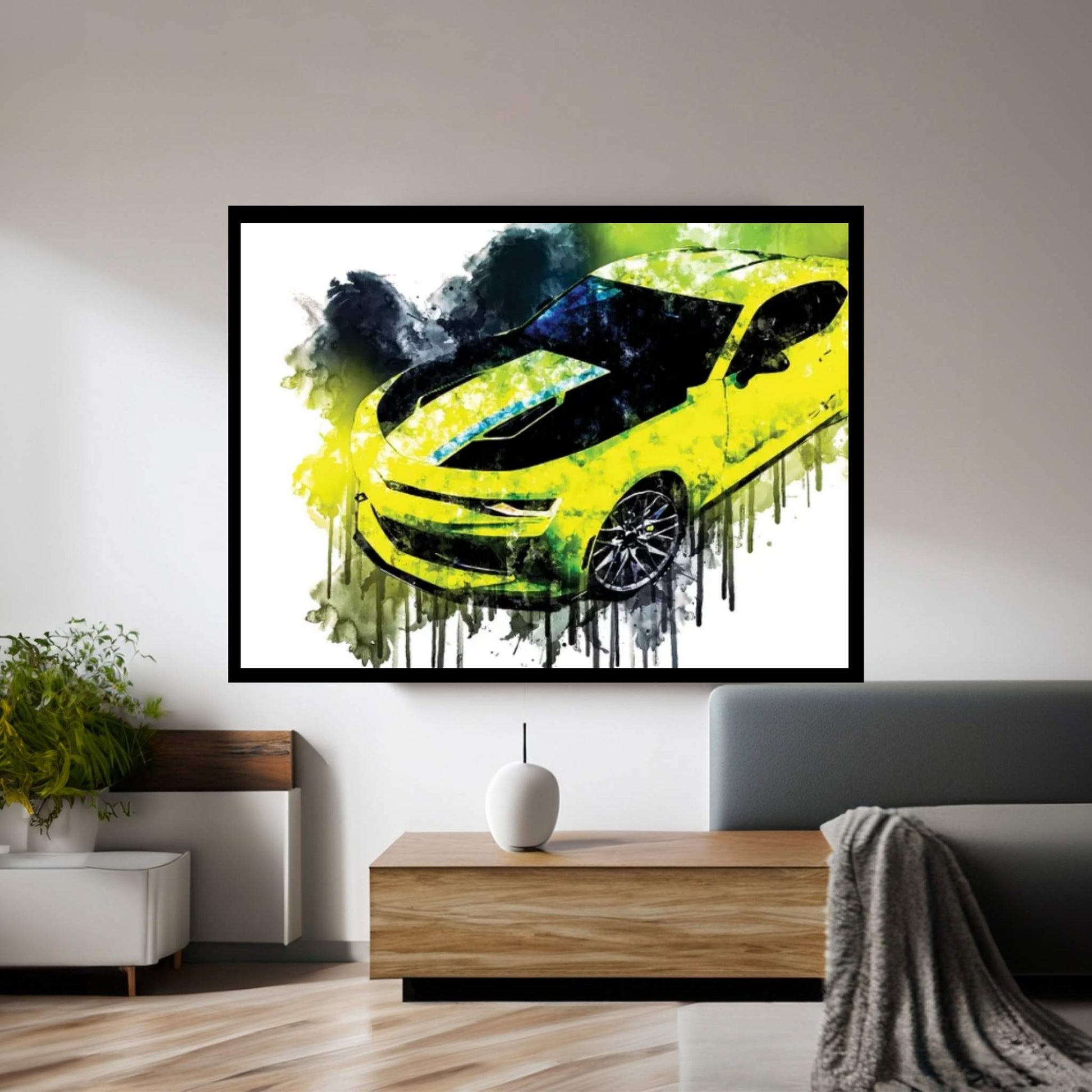 2017 Chevrolet Camaro Turbo AutoX Concept Canvas Wall Art - Y Canvas