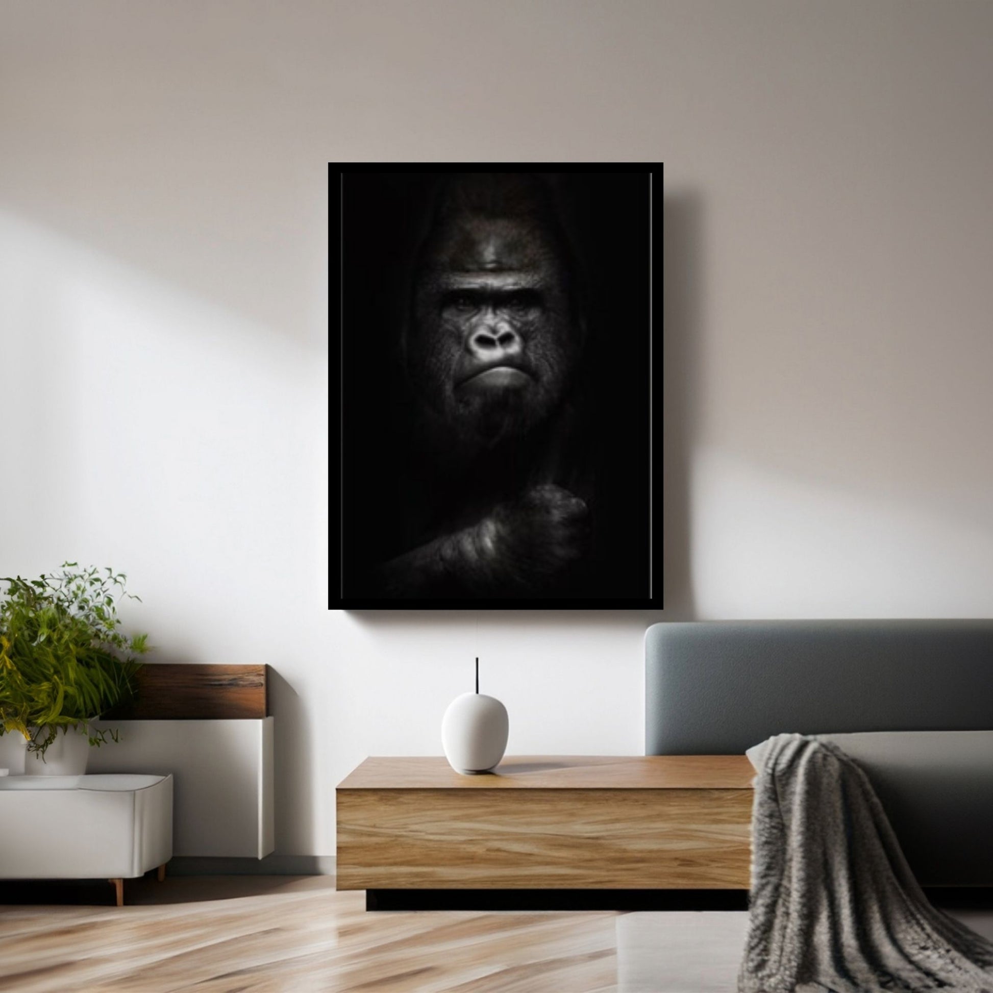 Gorilla Canvas, Wall Art Canvas Design - Y Canvas