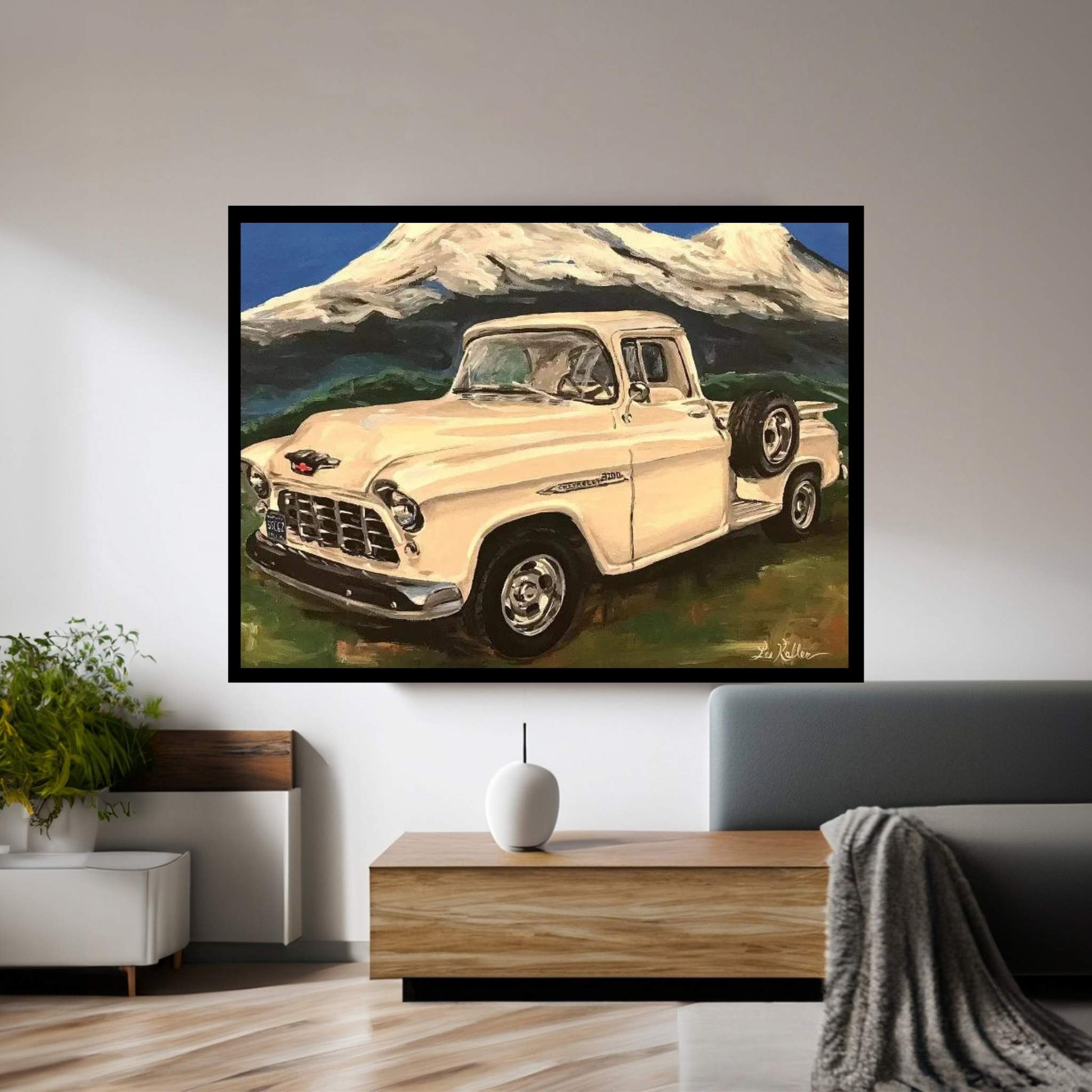 Chevy Truck 3200 I Canvas Wall Art - Y Canvas