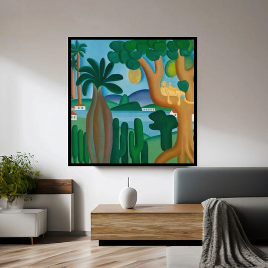 Tarsila do Amaral ''the lake,''print Giclée print Canvas Wall Art Poster - Y Canvas