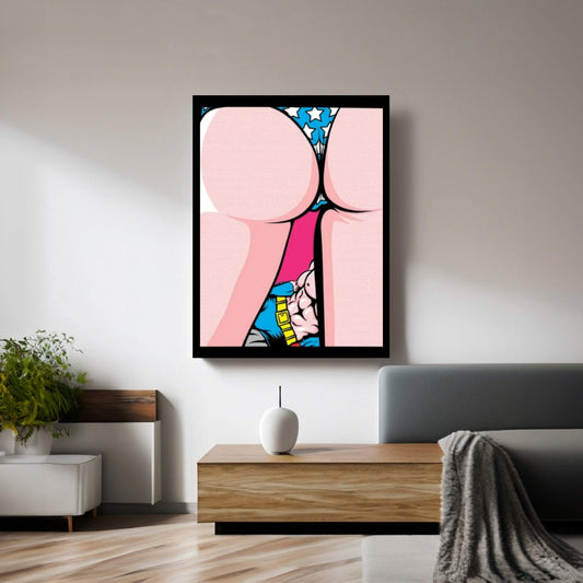 Heroes Love VI Canvas Wall Art - Y Canvas