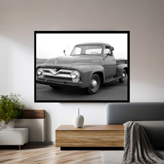 1953 Ford F-100 Truck Canvas Wall Art - Y Canvas