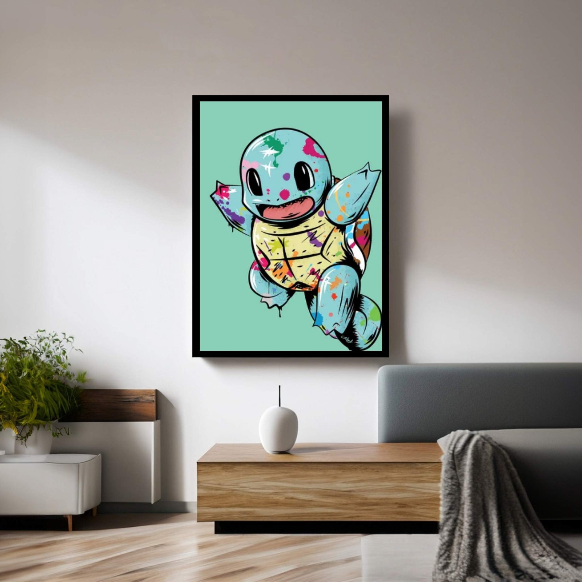 Pokémon - Squirtle Canvas Wall Art - Y Canvas