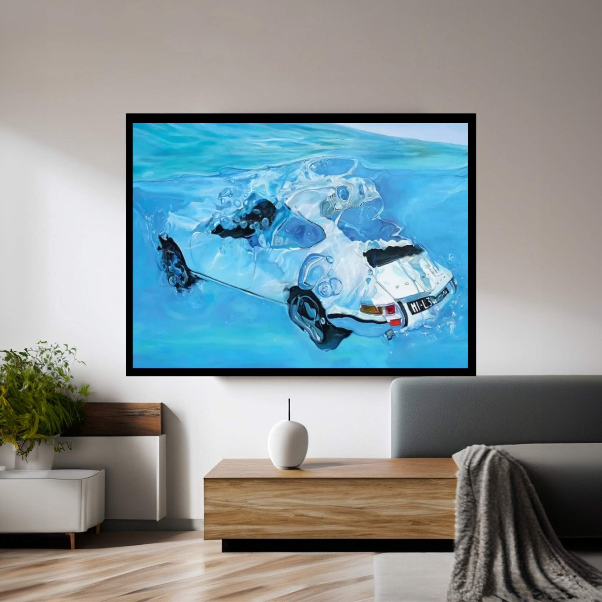 White Dream Canvas Wall Art - Y Canvas