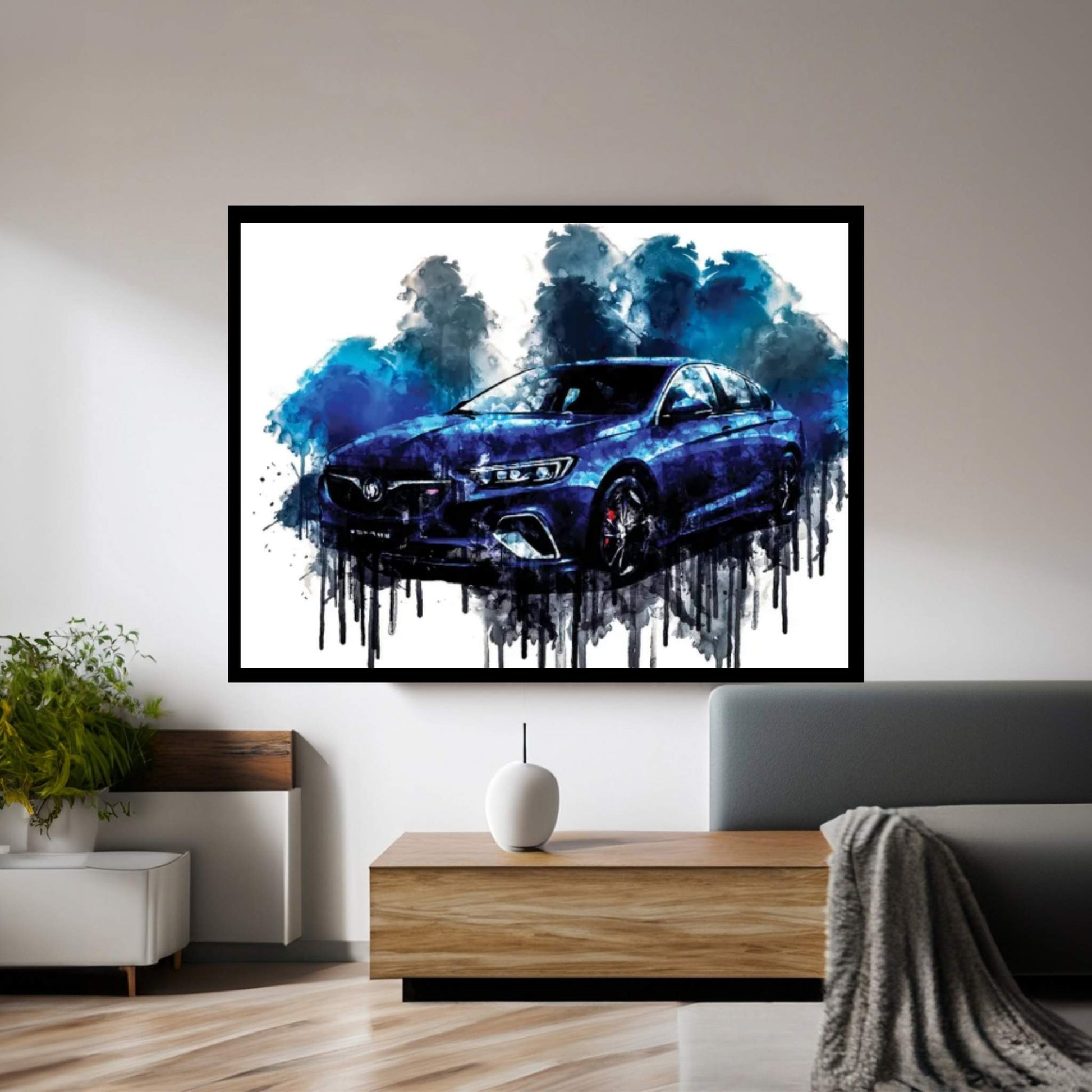 2018 Buick Regal GS Vehicle CDL Canvas Wall Art - Y Canvas