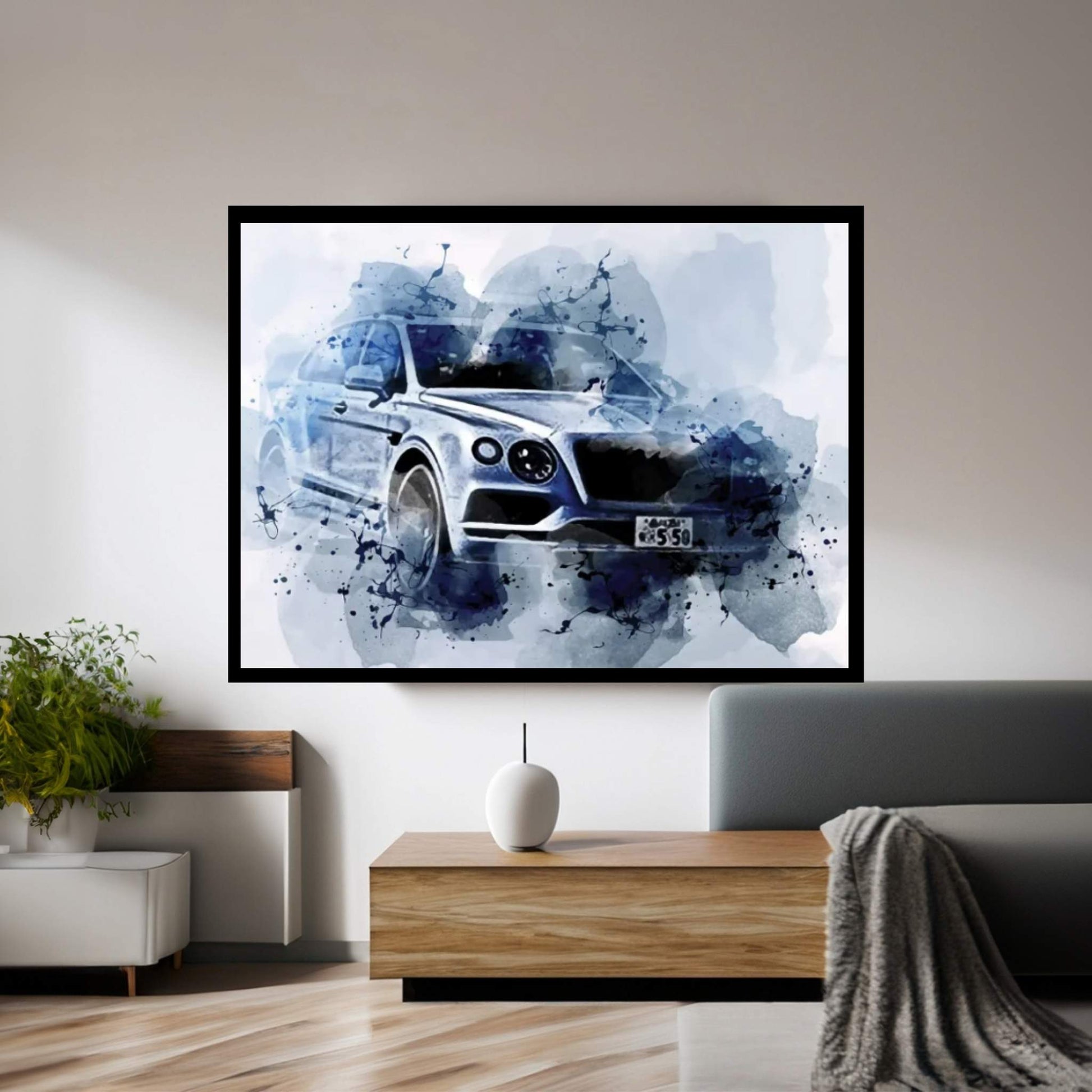 Bentley Bentayga V8 2020 Cars Jp-Spec Suvs Canvas Wall Art - Y Canvas