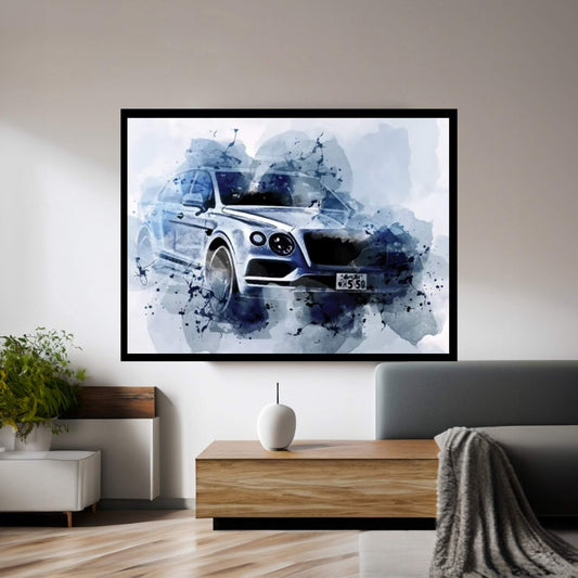 Bentley Bentayga V8 2020 Cars Jp-Spec Suvs Canvas Wall Art - Y Canvas