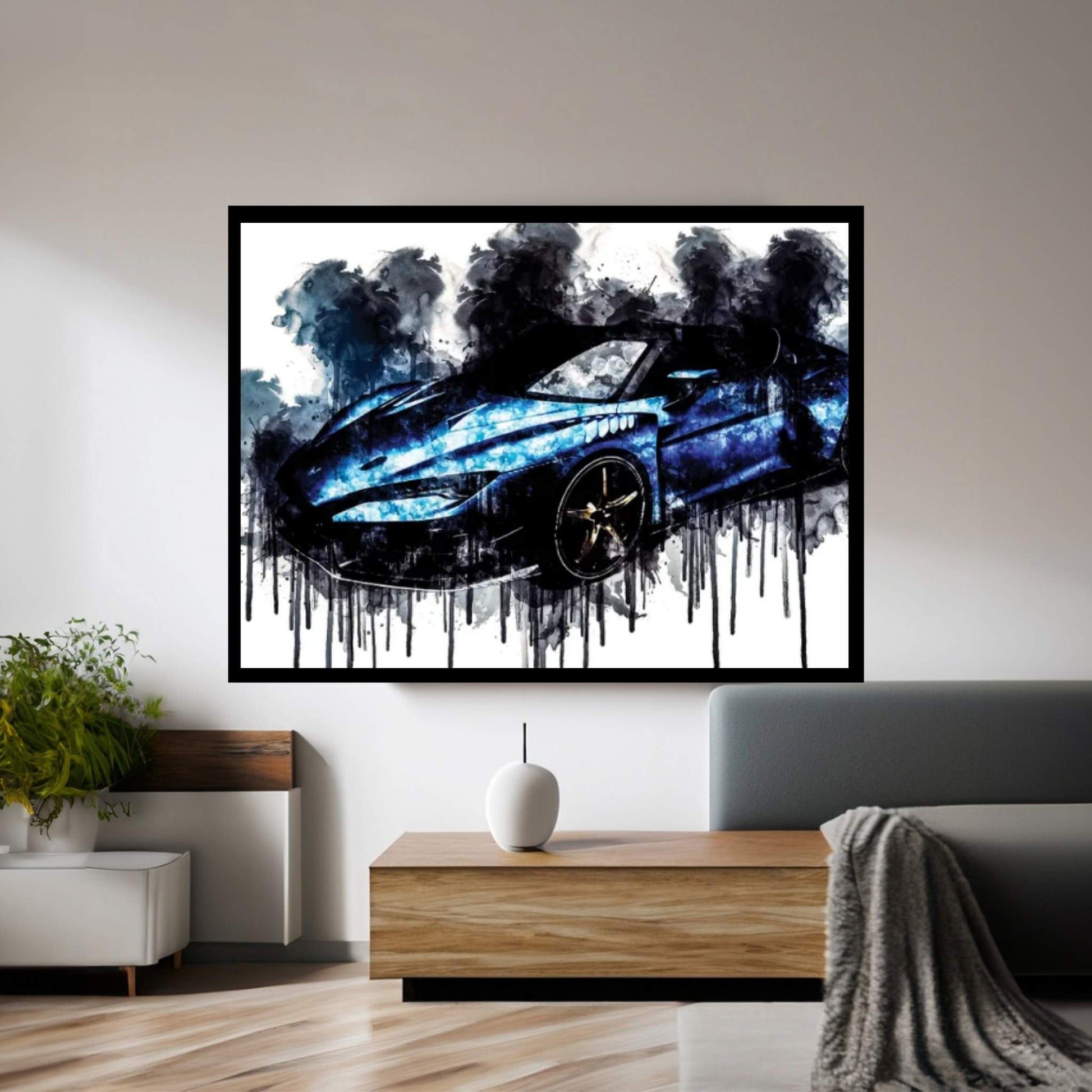 Car 2018 Italdesign Zerouno Duerta Canvas Wall Art - Y Canvas