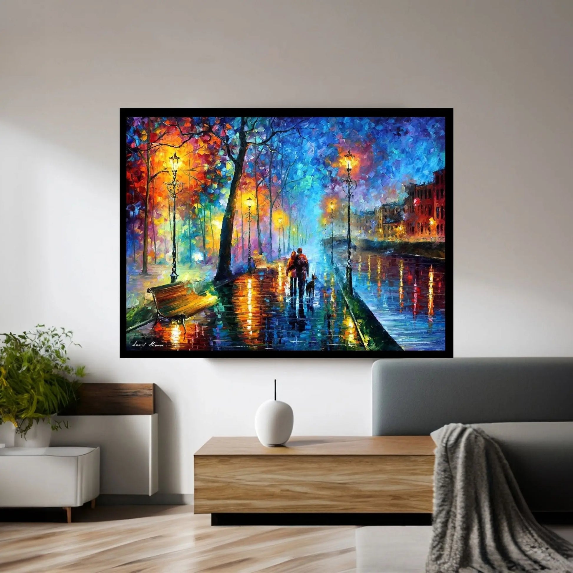 Melody Of The Night Canvas Wall Art - Y Canvas