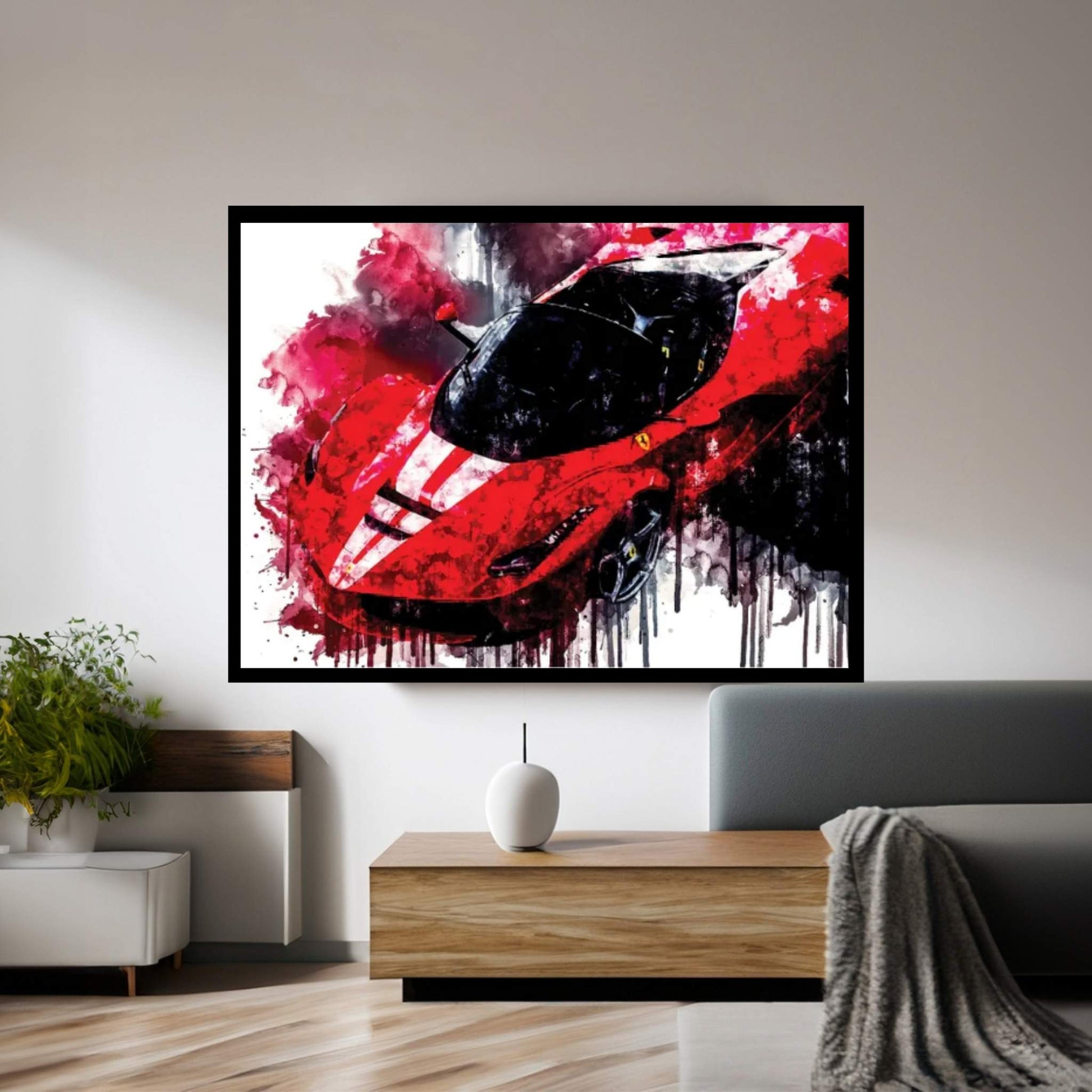 2017 Ferrari LaFerrari Aperta Vehicle LXXI Canvas Wall Art - Y Canvas