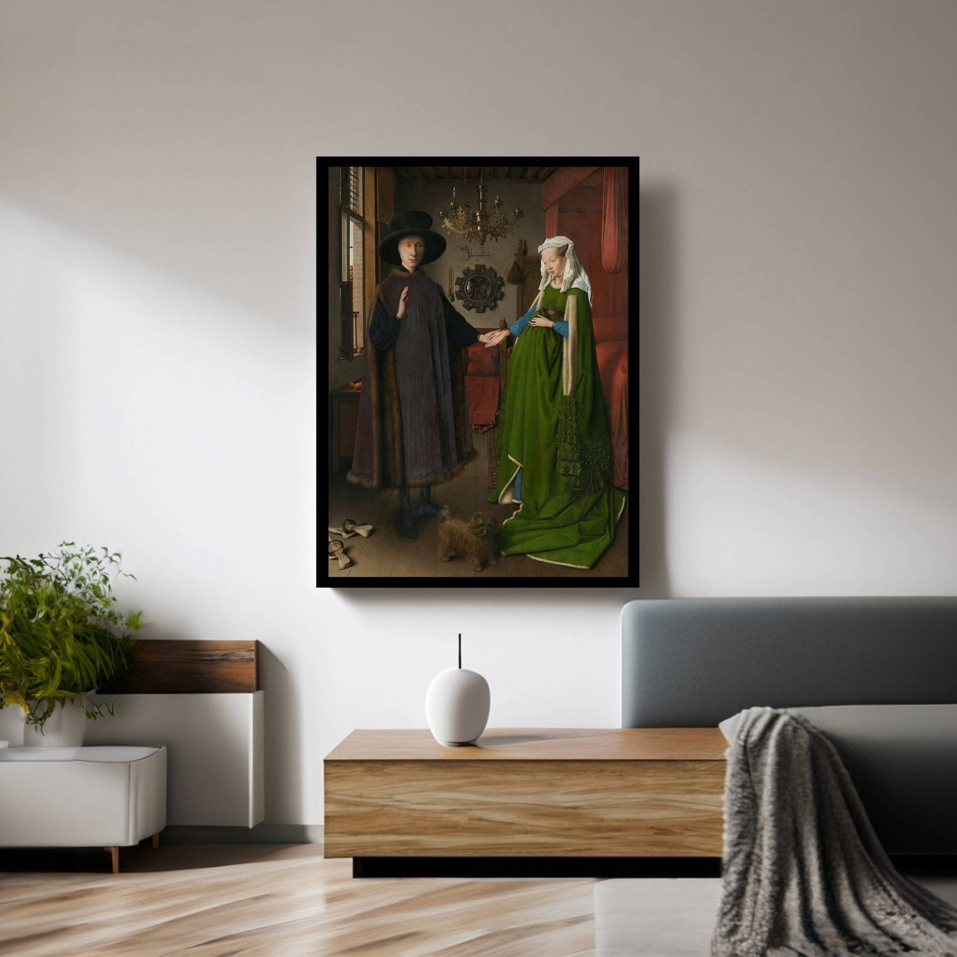 The Arnolfini Portrait Canvas Wall Art - Y Canvas