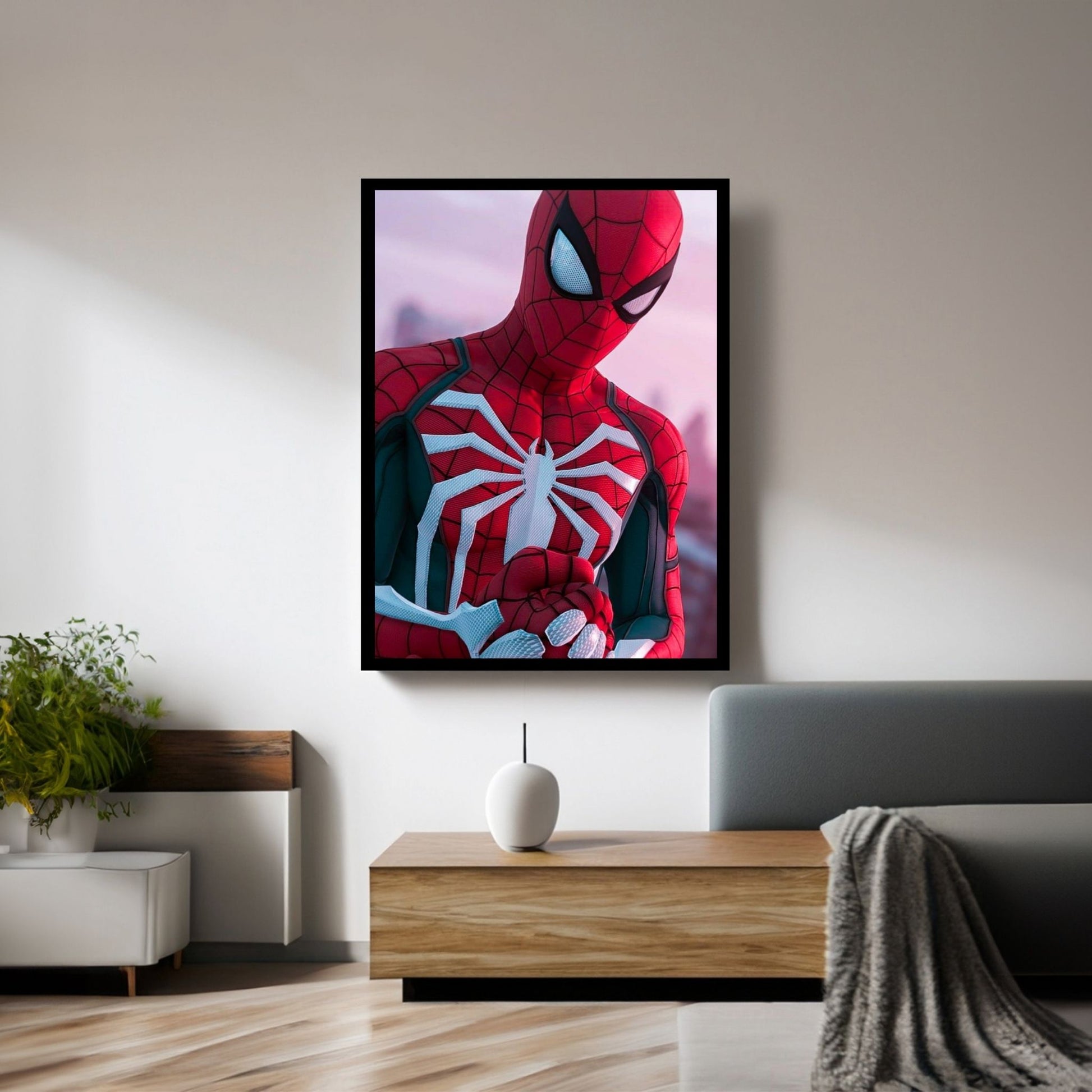 Spiderman Canvas Wall Art - Y Canvas