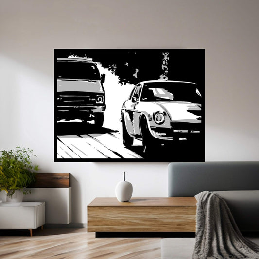 Driving II Canvas Wall Art - Y Canvas