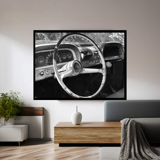 Chevy Steering Wheel Canvas Wall Art - Y Canvas