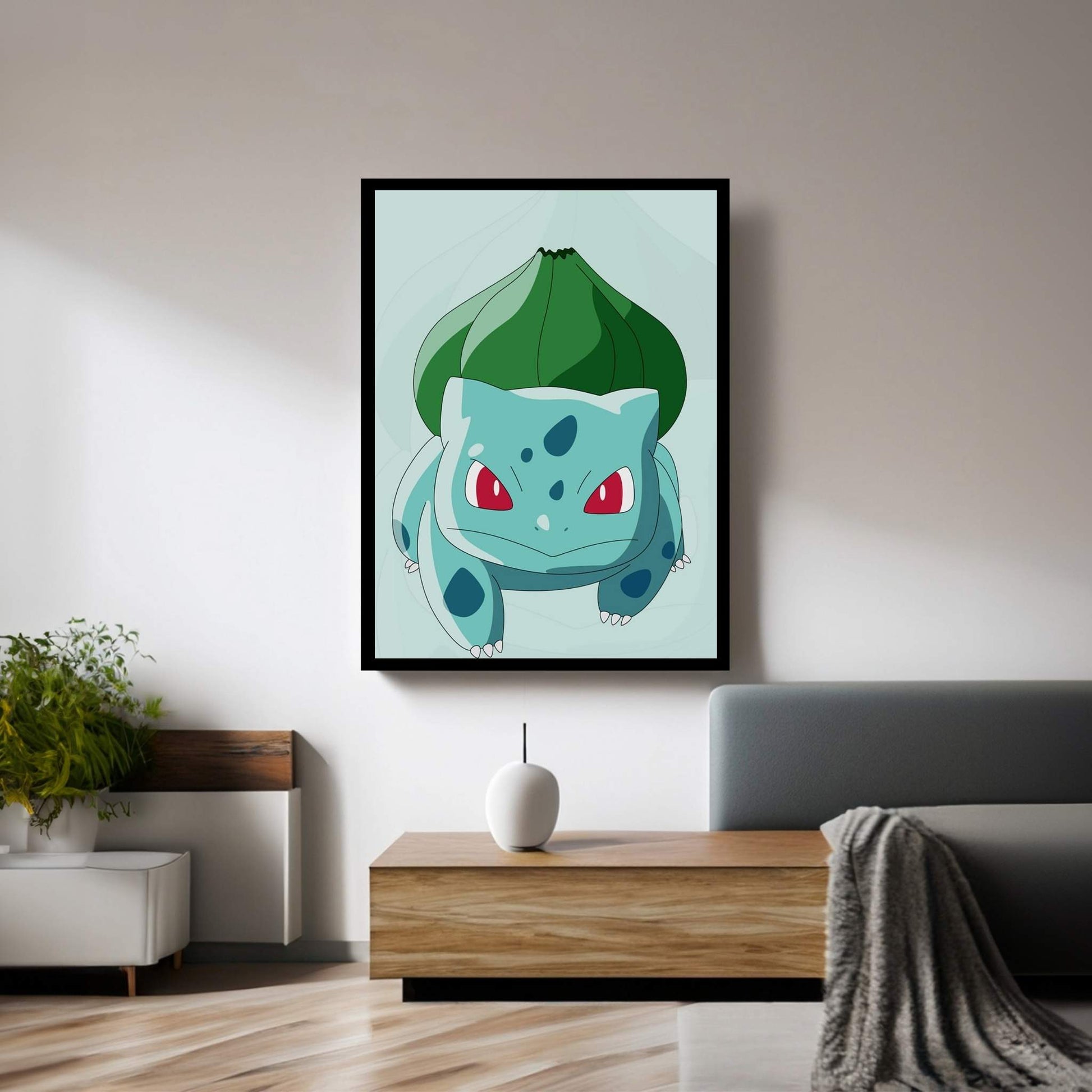 Pokémon - Bulbasaur Canvas Wall Art - Y Canvas