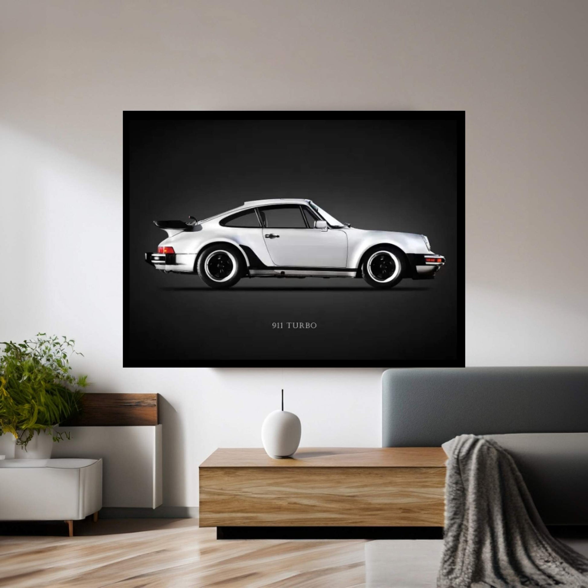 Porsche 930 911 Turbo 1984 Canvas Wall Art - Y Canvas