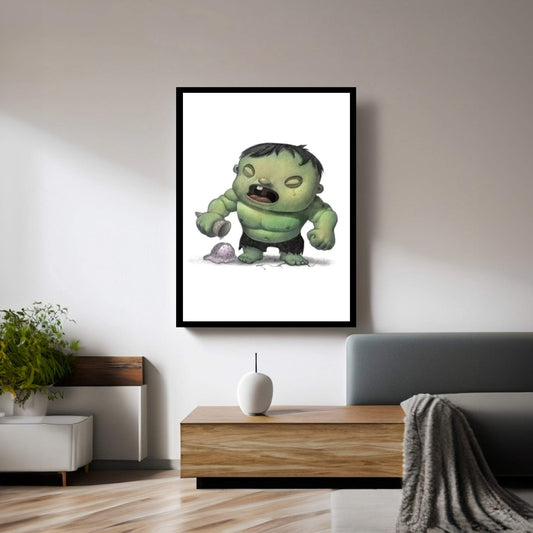 Baby Hulk Canvas Wall Art - Y Canvas