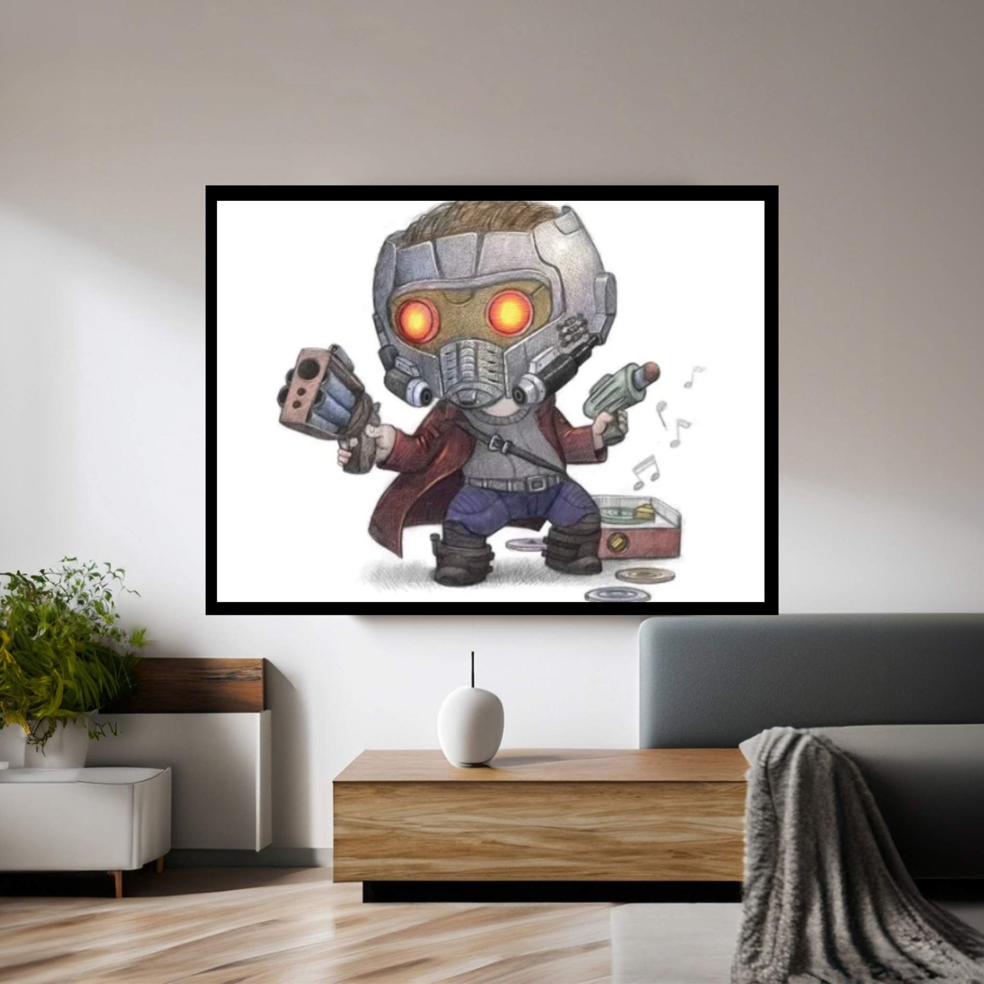 StarLord II Canvas Wall Art - Y Canvas