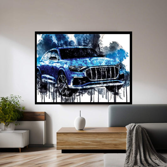 2018 Audi Q8 Concept Canvas Wall Art - Y Canvas