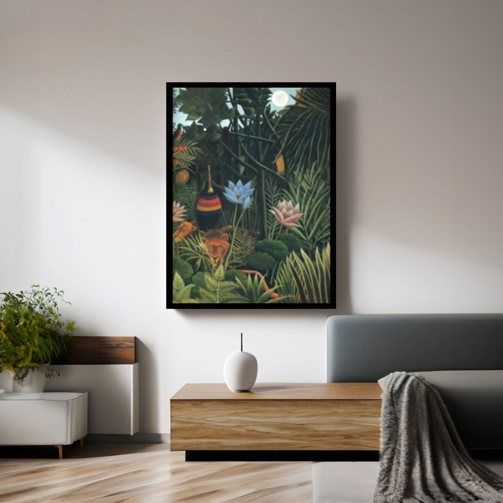 Henri Rousseau The Dream Canvas Wall Art Poster, Henri Rousseau Wall Art, Henri Rousseau Canvas - Y Canvas