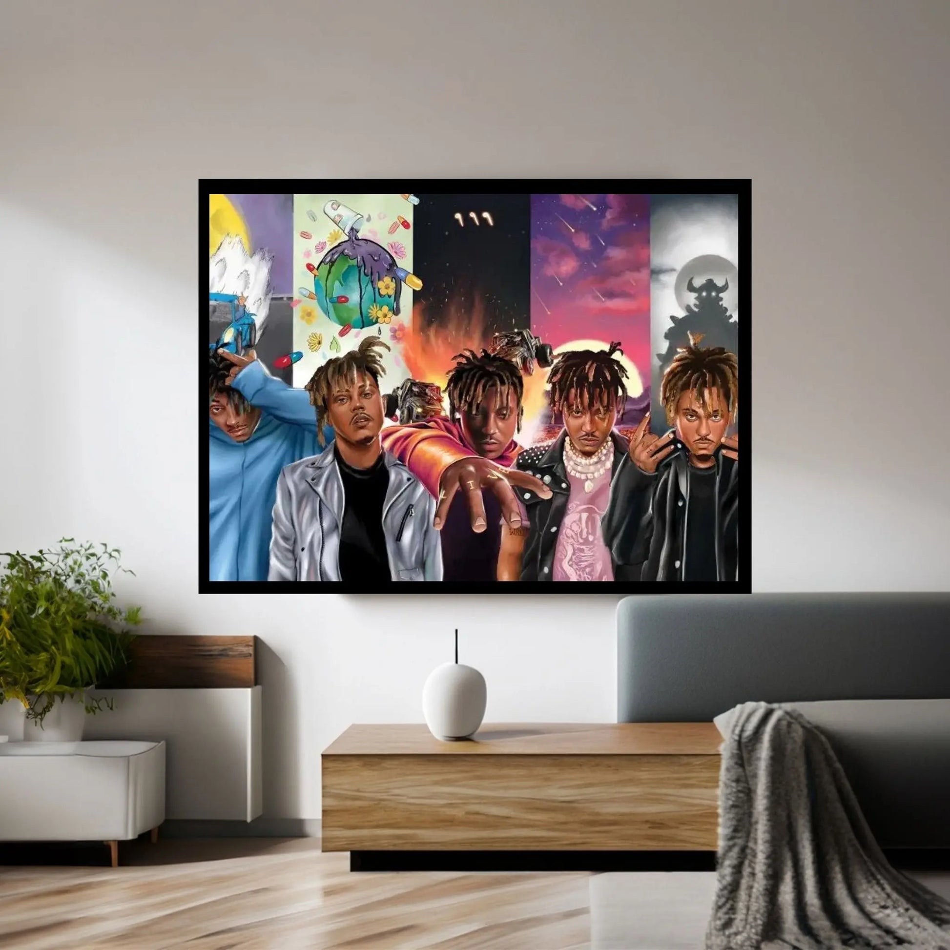 Evolution Of Juice Wrld Canvas Wall Art - Y Canvas