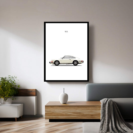 1968 Porsche 911E Canvas Wall Art - Y Canvas