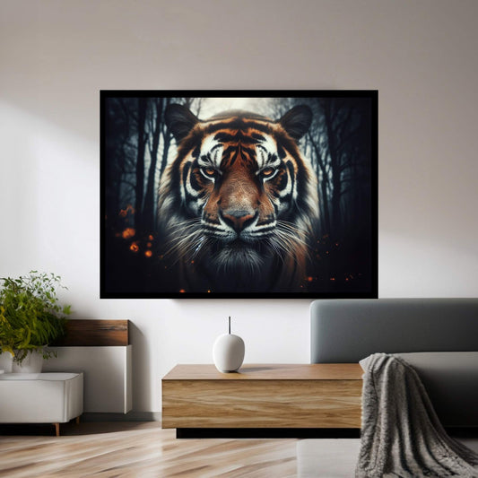 Tiger Canvas Print Art,Animal Wall Art, Canvas Wall Art - Y Canvas