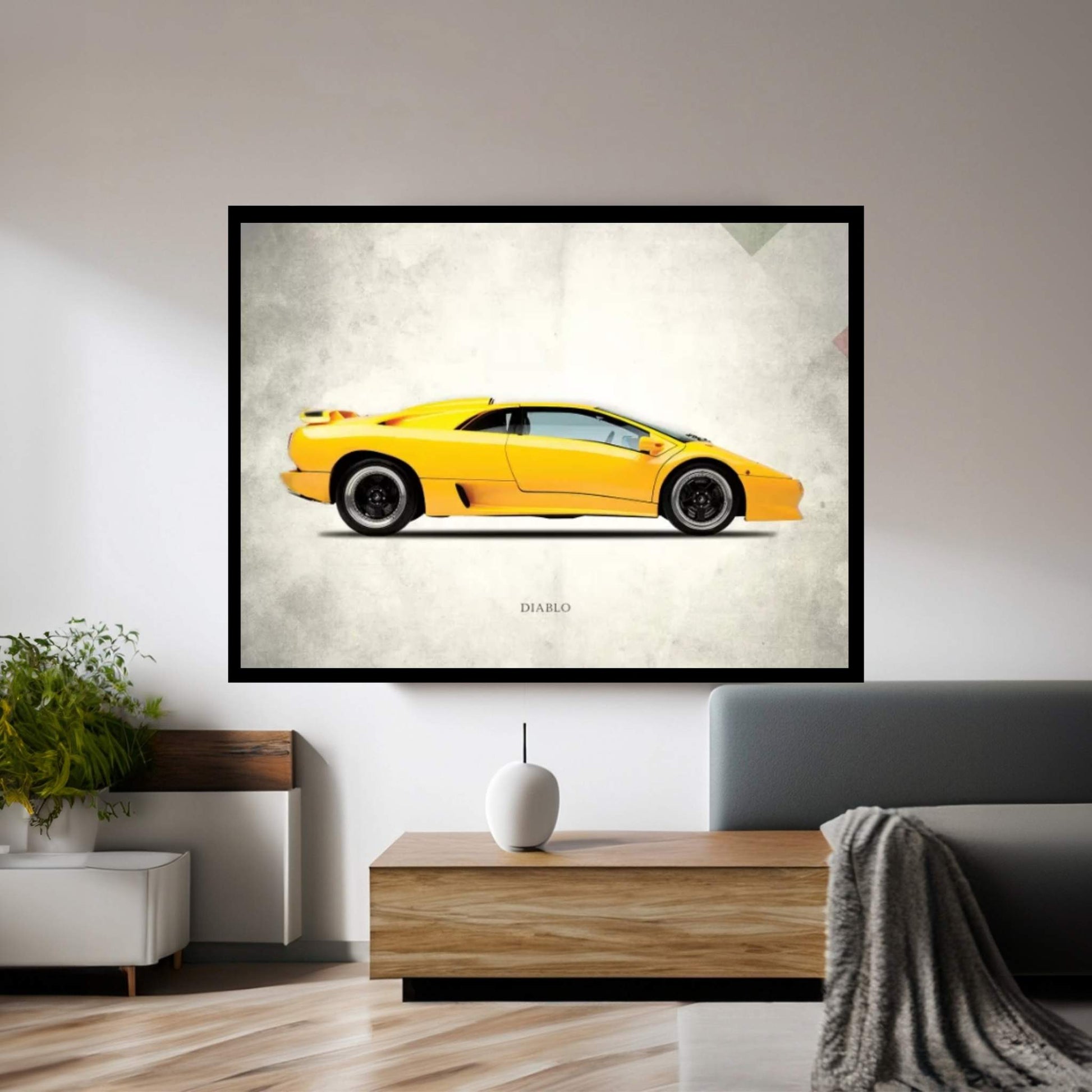 1988 Lamborghini Diablo Canvas Wall Art - Y Canvas