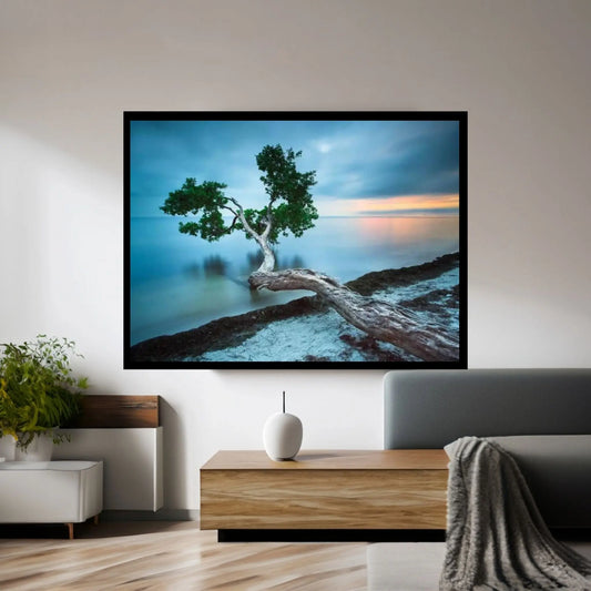 Water Tree 10 Color Canvas Wall Art - Y Canvas