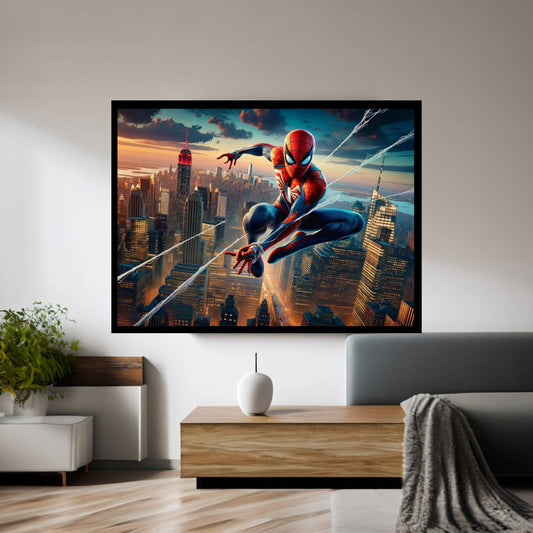 Spiderman Canvas Wall Art - Y Canvas