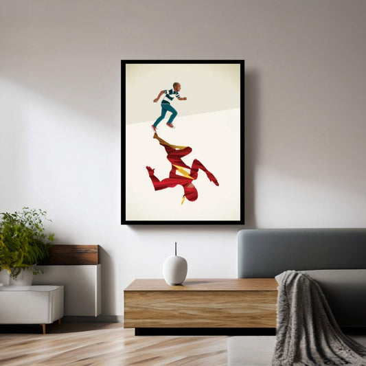 Scarlet Speedster Canvas Wall Art - Y Canvas