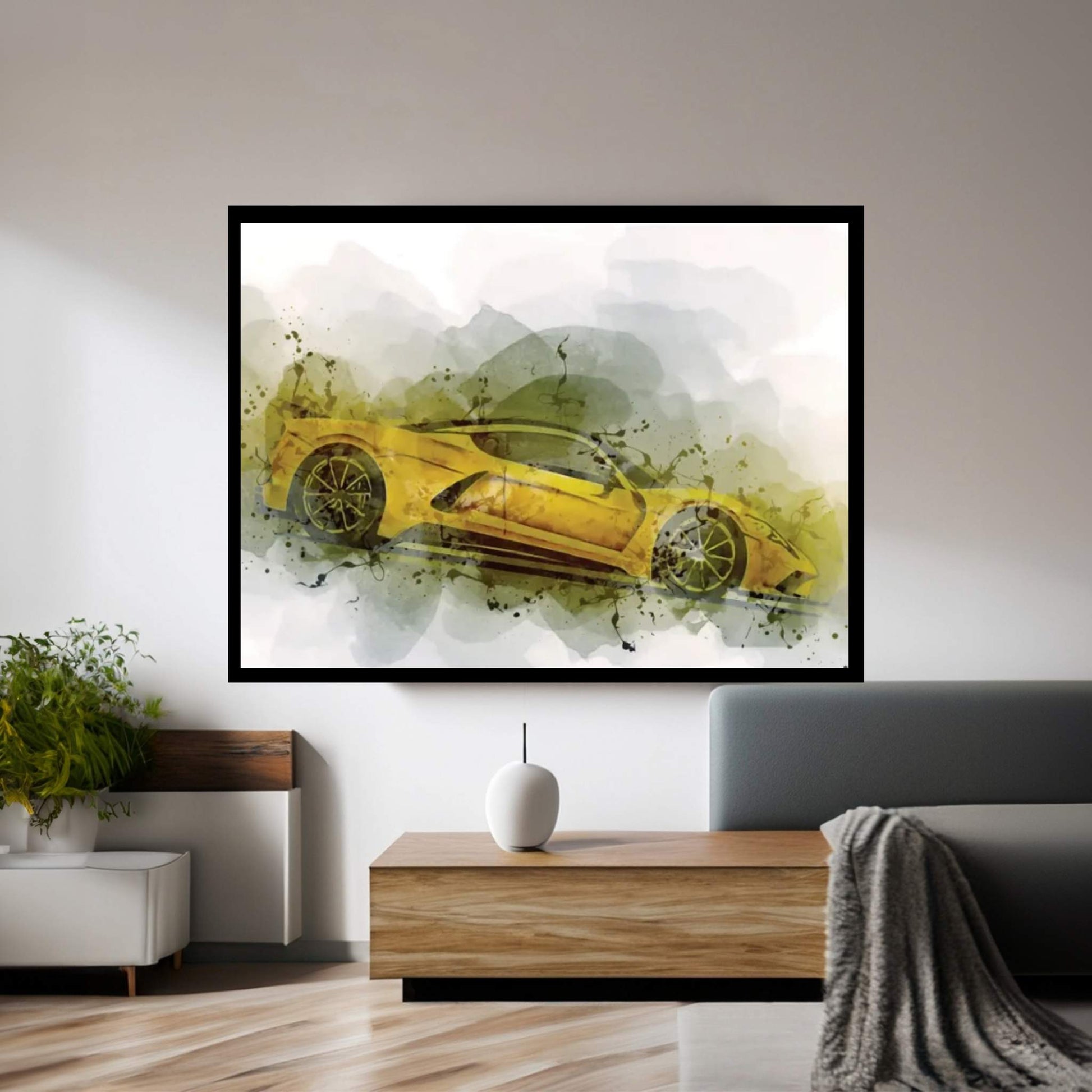 Hennessey Venom F5 2021 Exterior Canvas Wall Art - Y Canvas