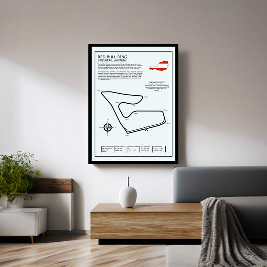 Red Bull Ring Austria Canvas Wall Art - Y Canvas