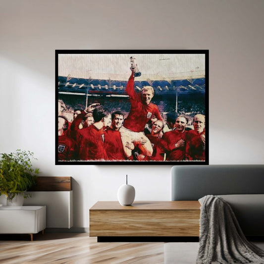 1966 England World Cup Canvas Wall Art - Y Canvas