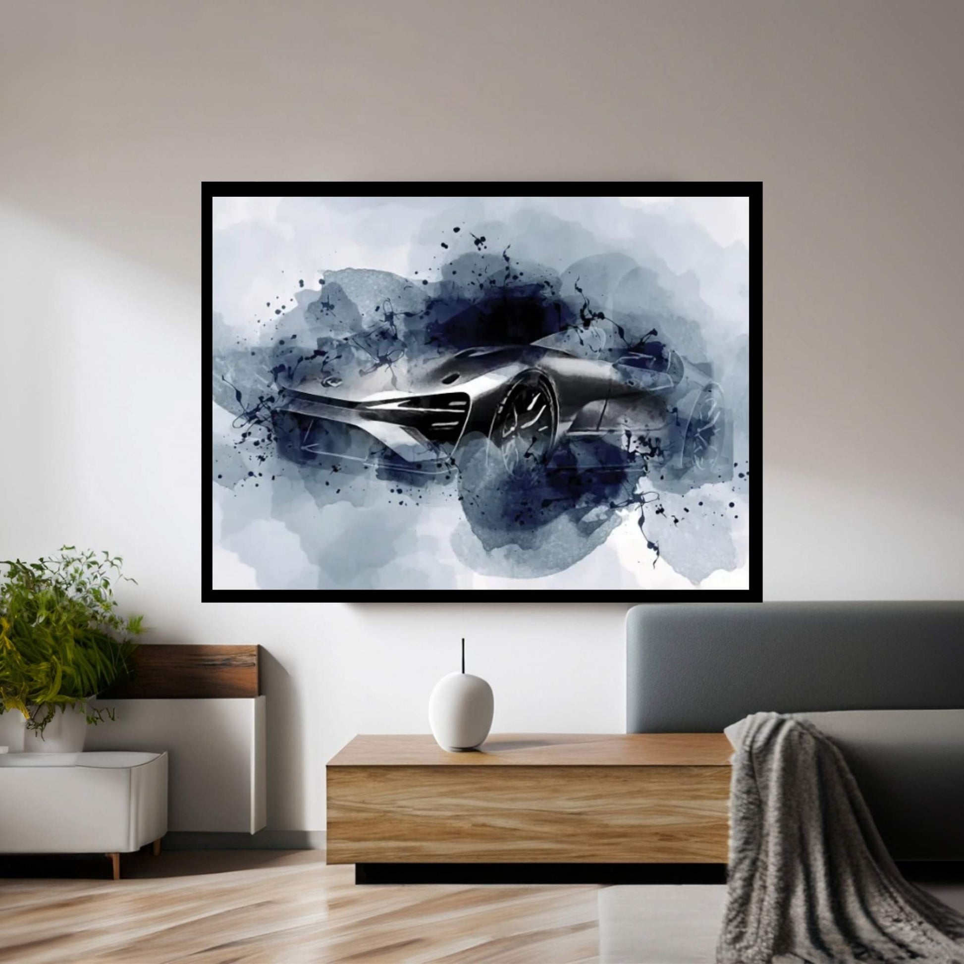 2021 Lexus Bev Sport Silver Coupe Canvas Wall Art - Y Canvas