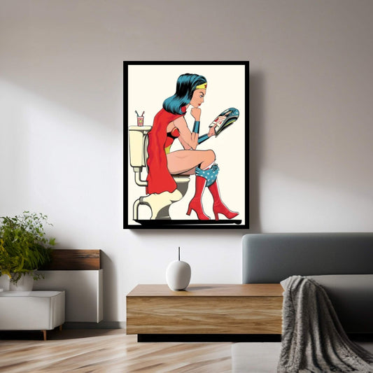 WW Loo Canvas Wall Art - Y Canvas