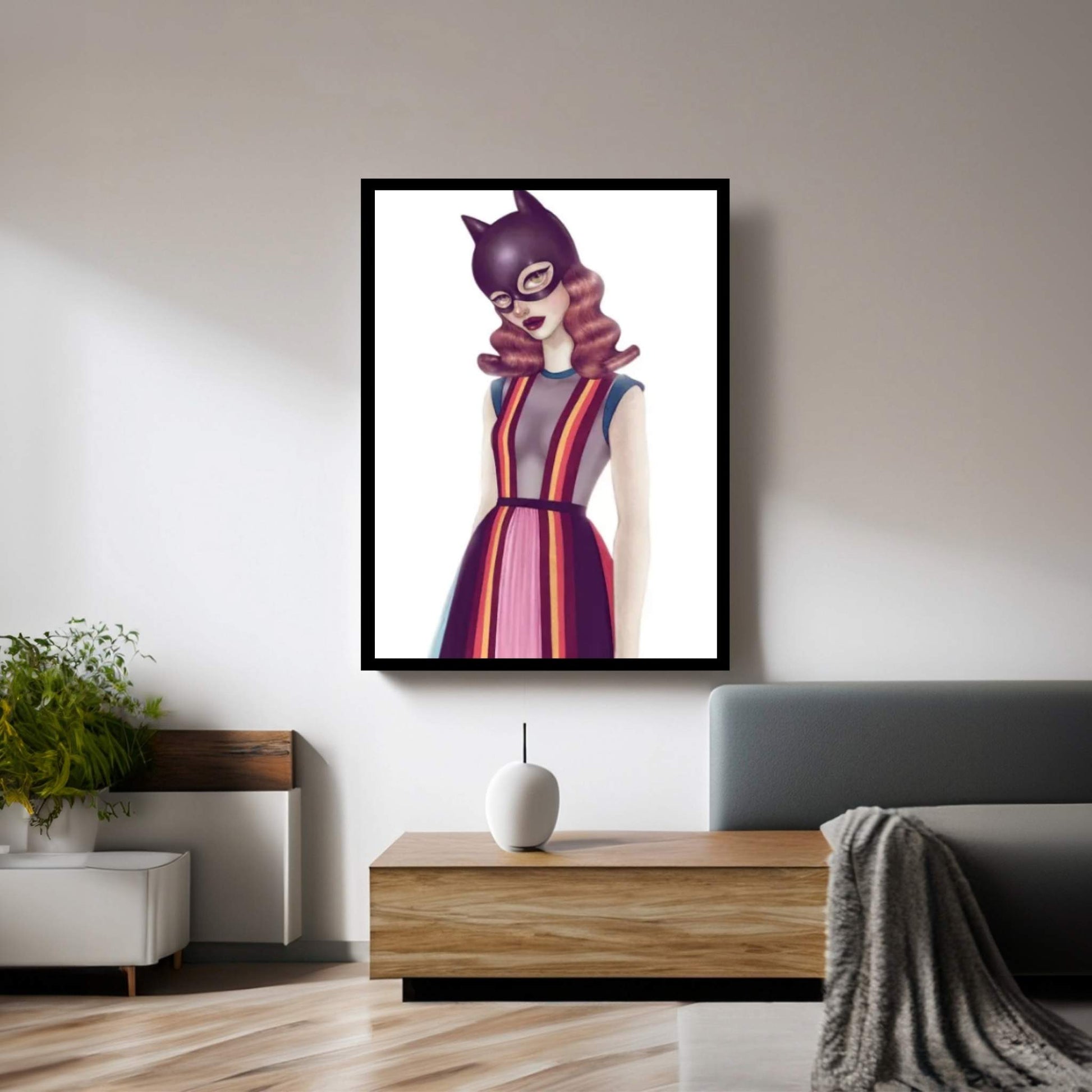 Batgirl II Canvas Wall Art - Y Canvas