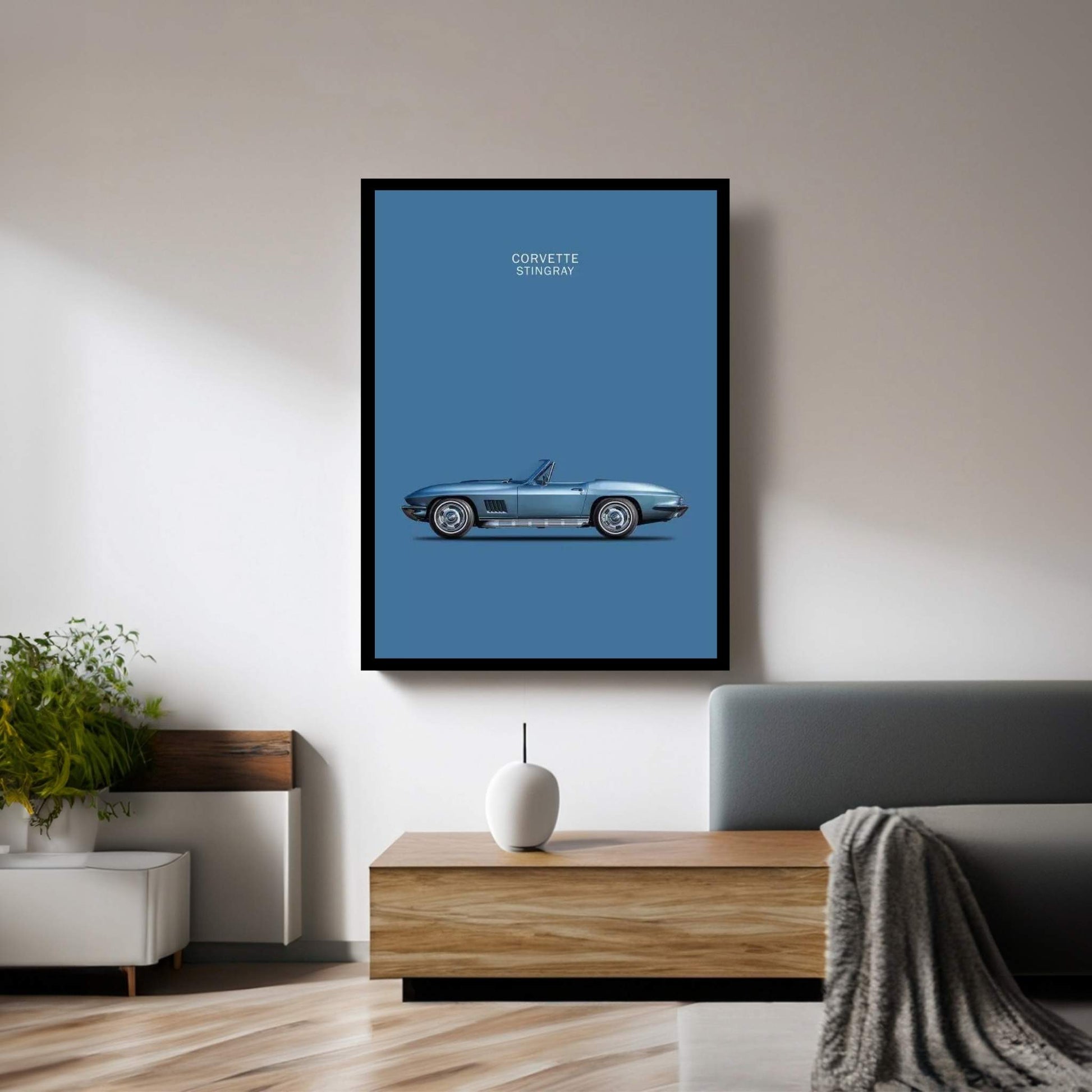 1967 Chevrolet Corvette Stingray Canvas Wall Art - Y Canvas