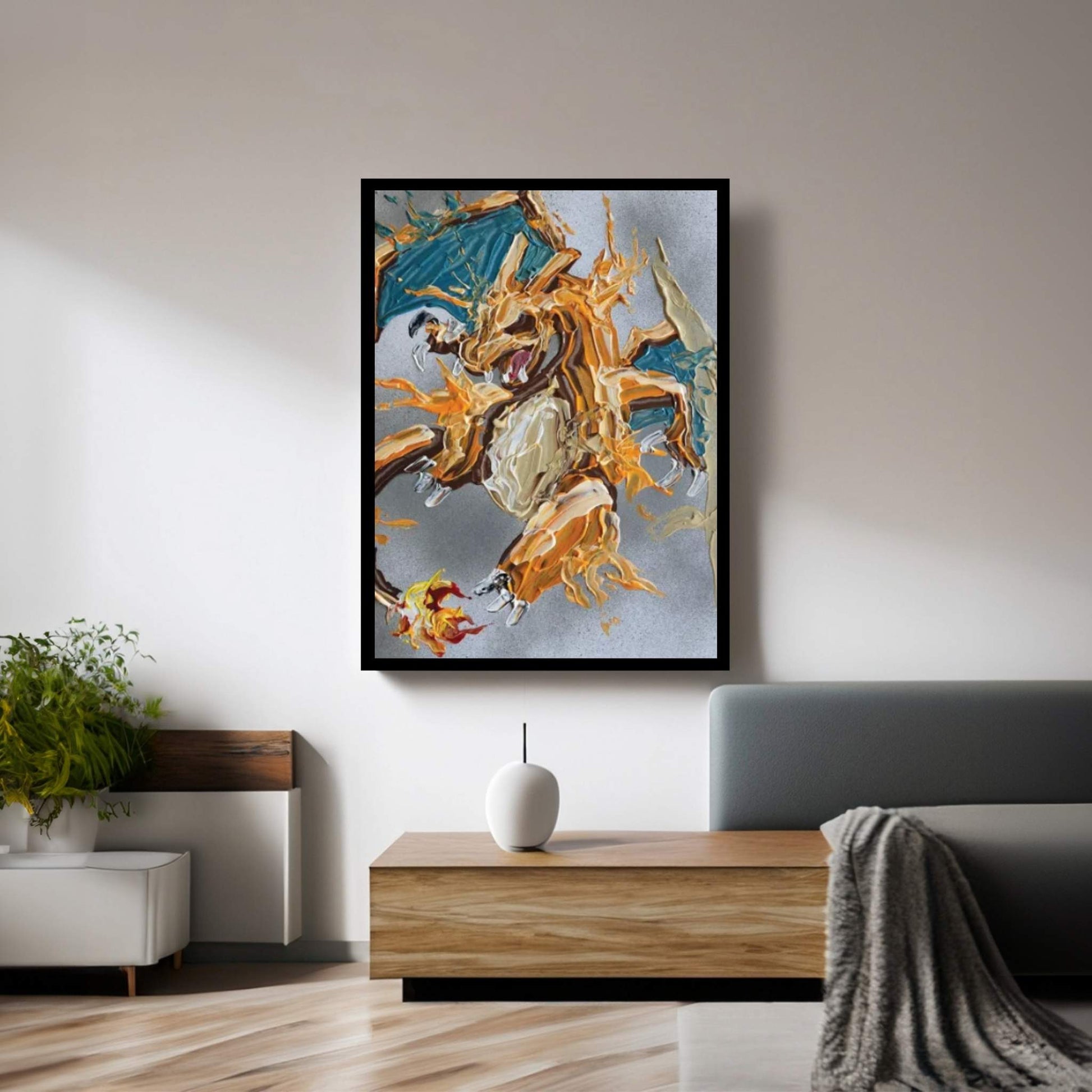 Pokémon - Charizard Canvas Wall Art - Y Canvas