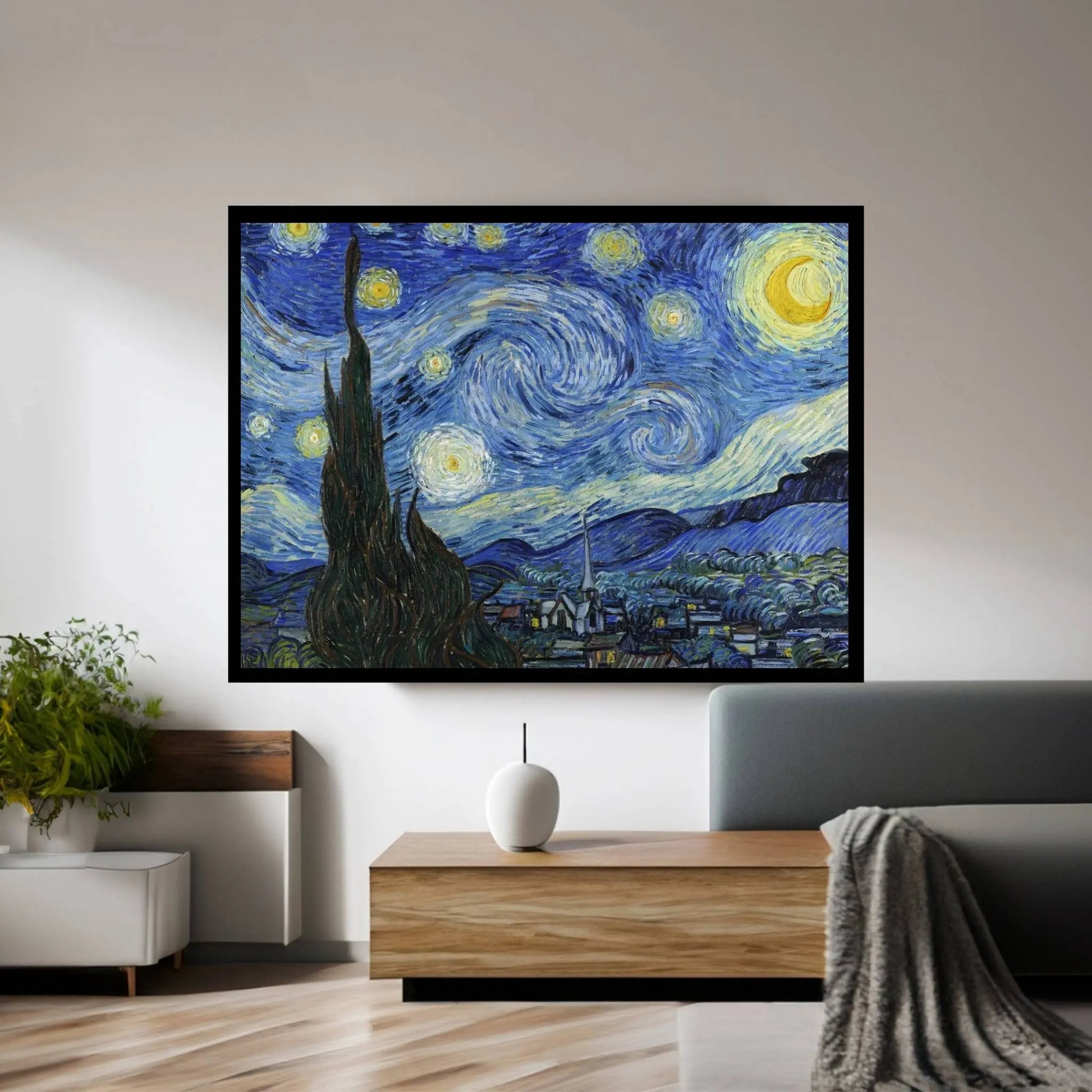 The Starry Night Canvas Wall Art - Y Canvas