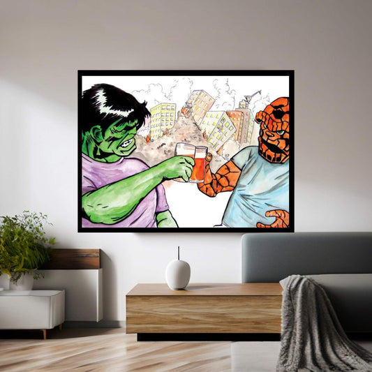 Cheers Canvas Wall Art - Y Canvas