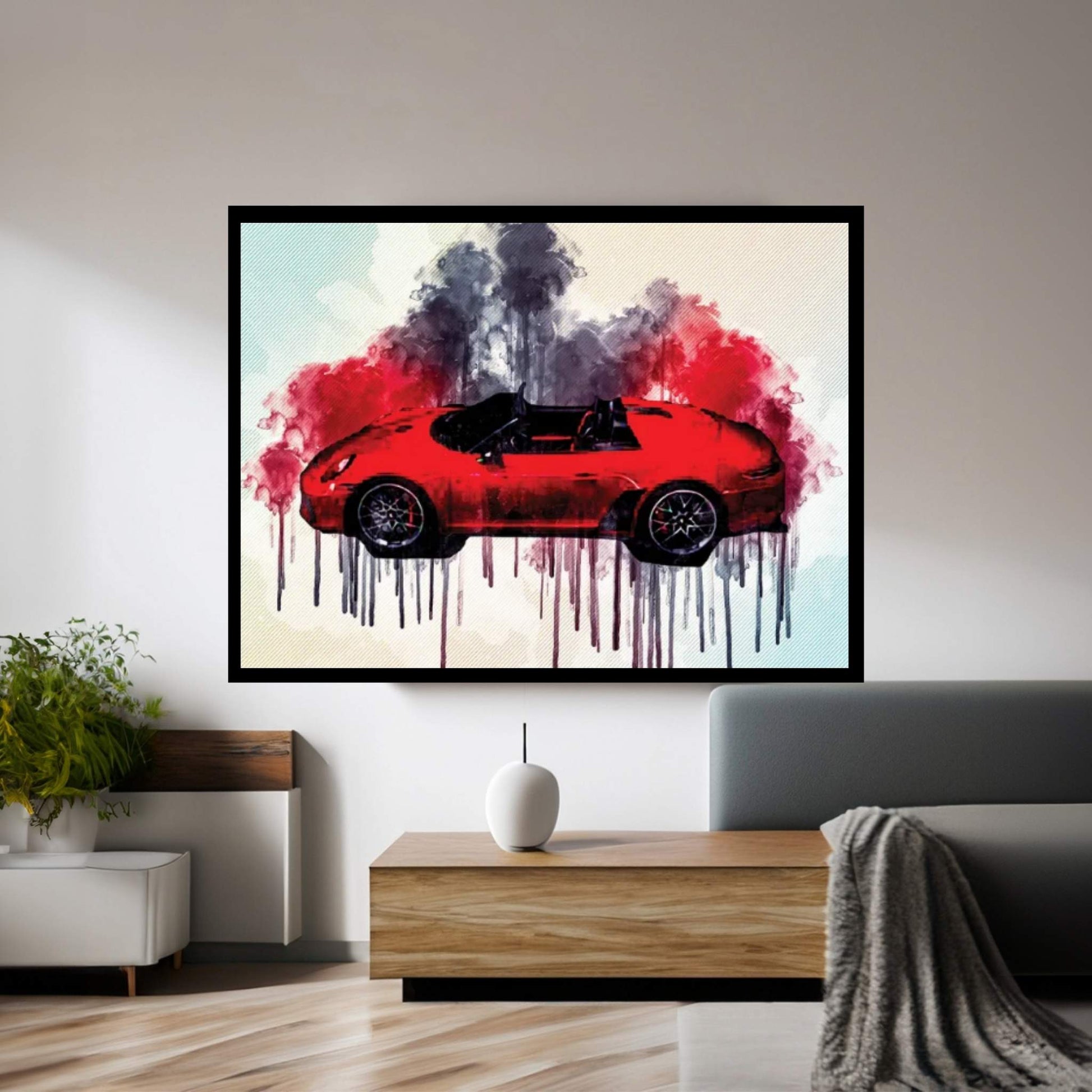 2018 Porsche 911 Speedster II Concept Canvas Wall Art - Y Canvas