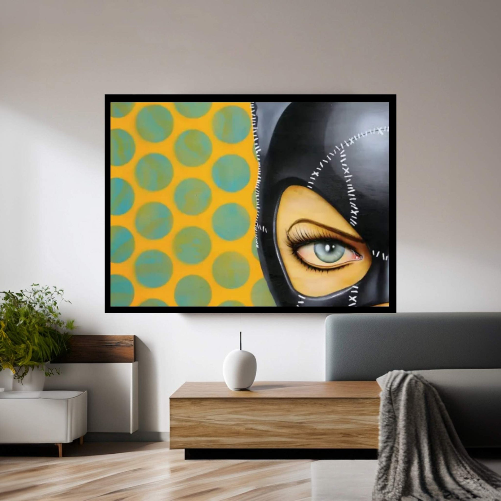 Bat-Girl I Canvas Wall Art - Y Canvas