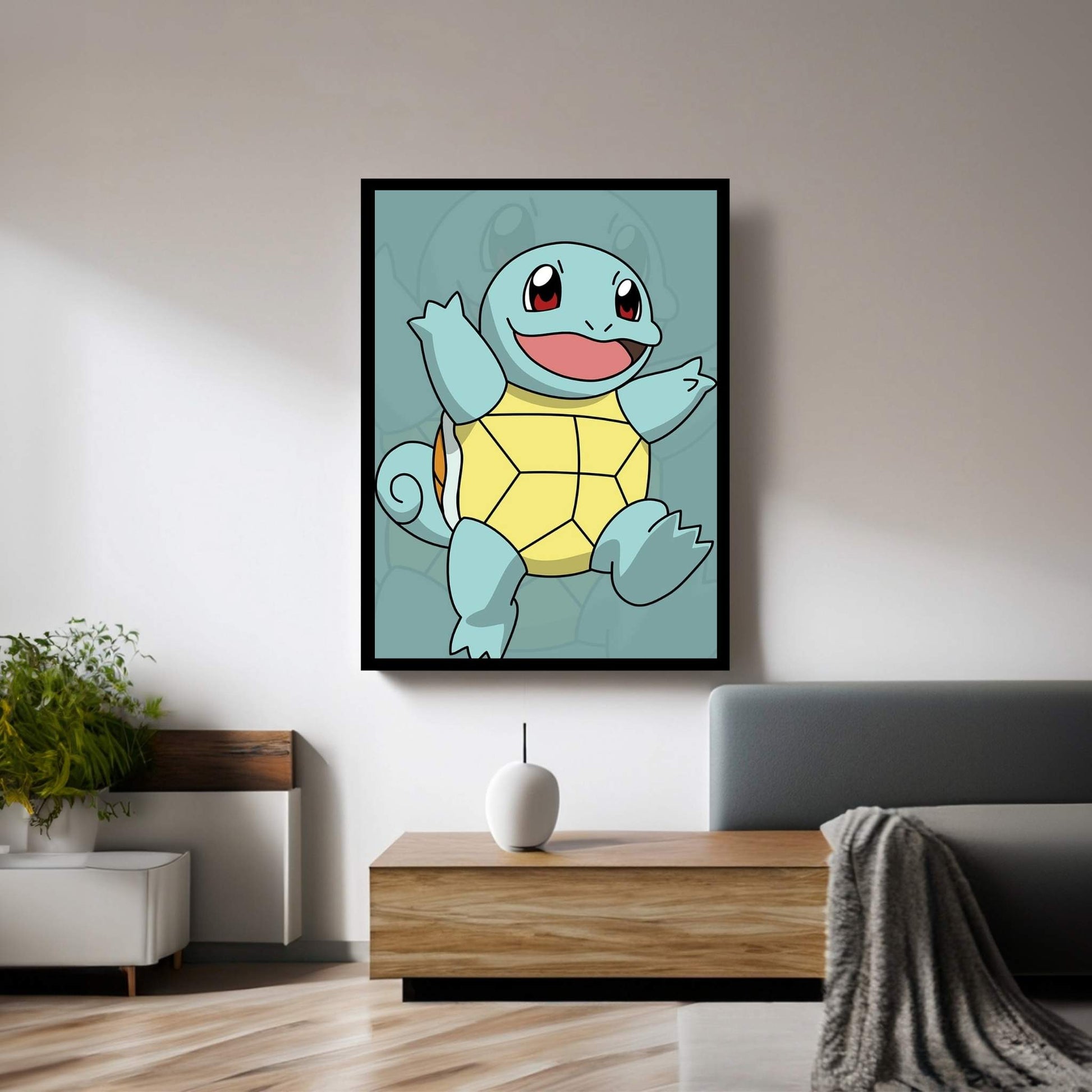 Pokémon - Squirtle Canvas Wall Art - Y Canvas