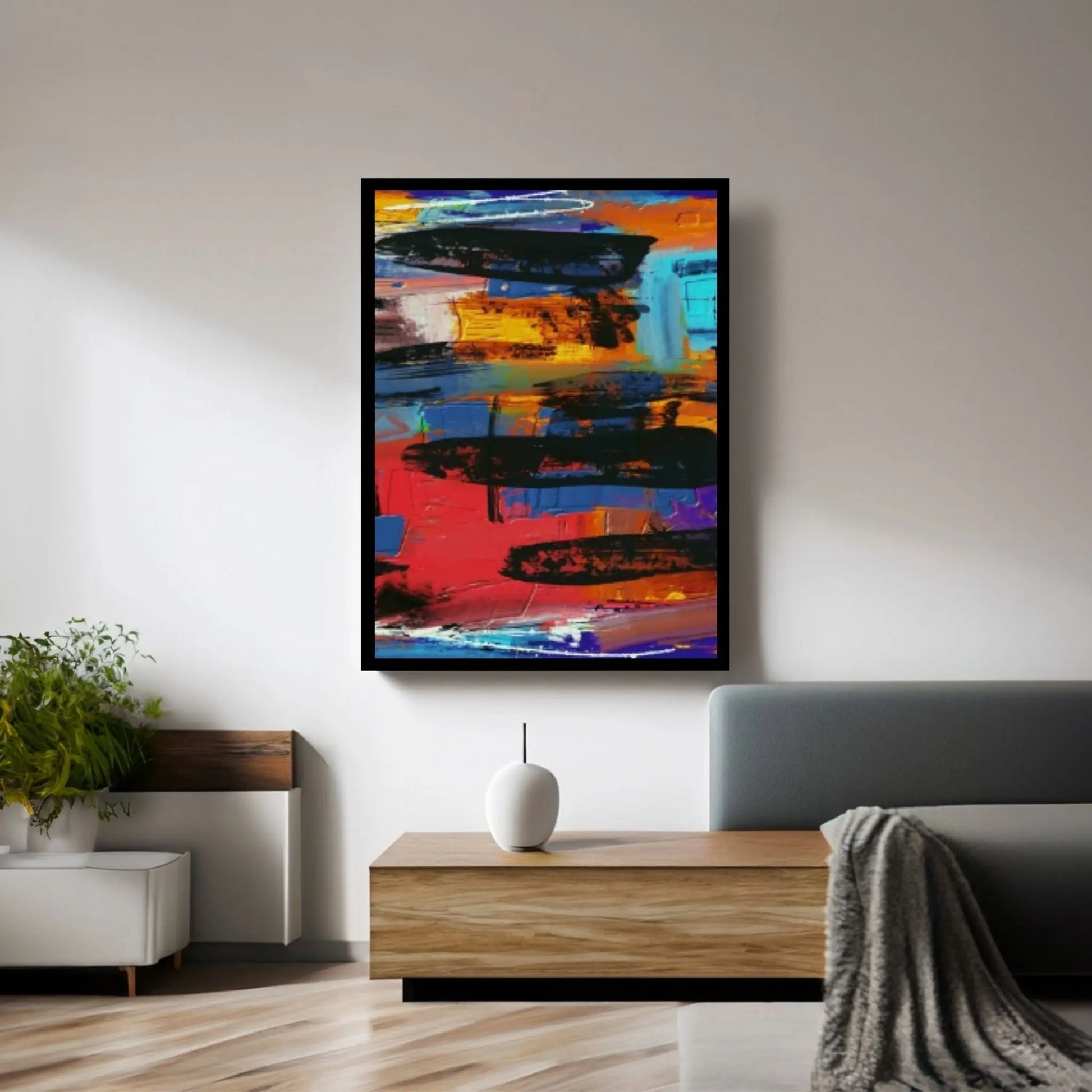 Abstract Painting Canvas Original Abstract Art Large Abstract Wall Art - Y Canvas