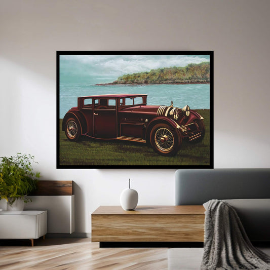 Voisin C20 Mylord Demi-Berline 1931 Canvas Wall Art - Y Canvas