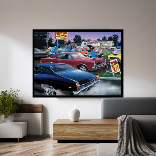 Honest Al's Used Cars Canvas Wall Art - Y Canvas