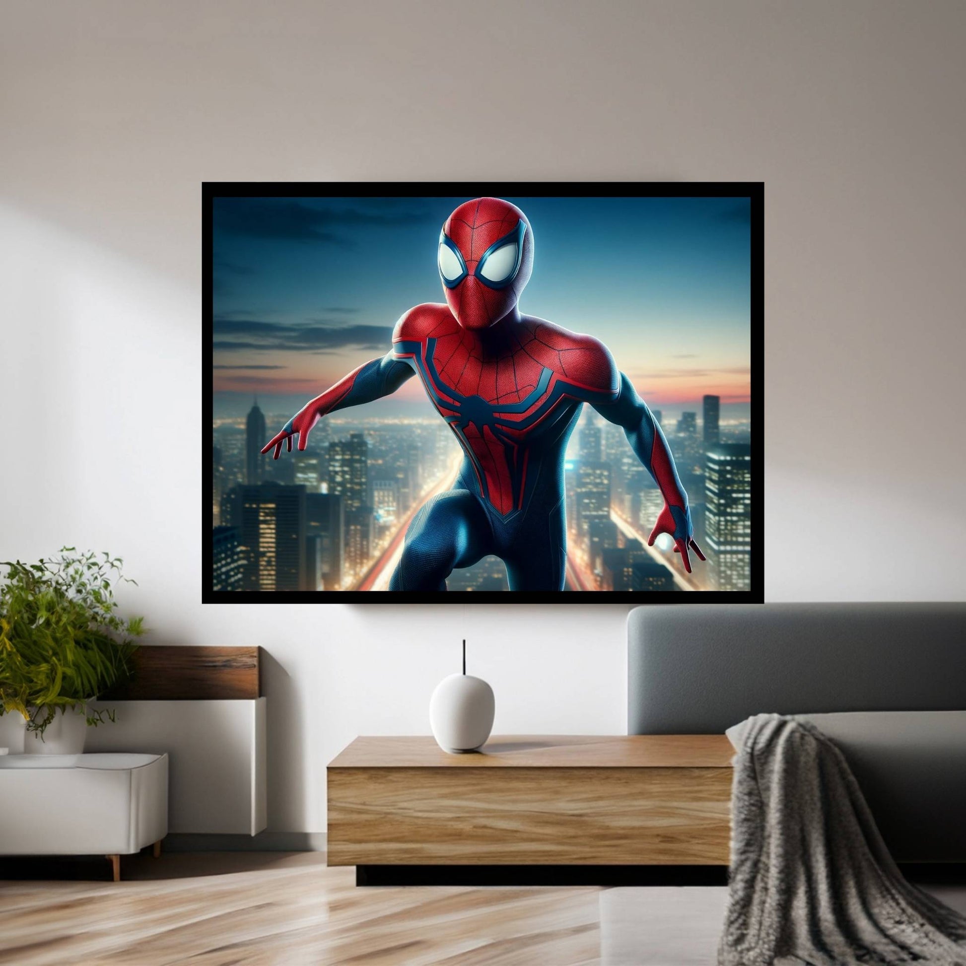 Spiderman Canvas Wall Art - Y Canvas