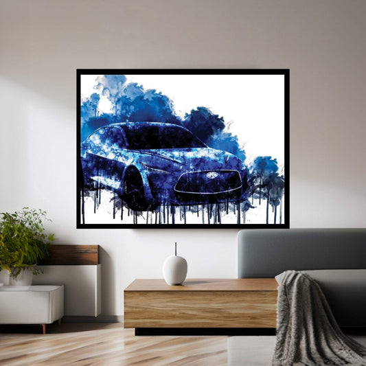 2018 Infiniti Q Inspiration Concept Canvas Wall Art - Y Canvas