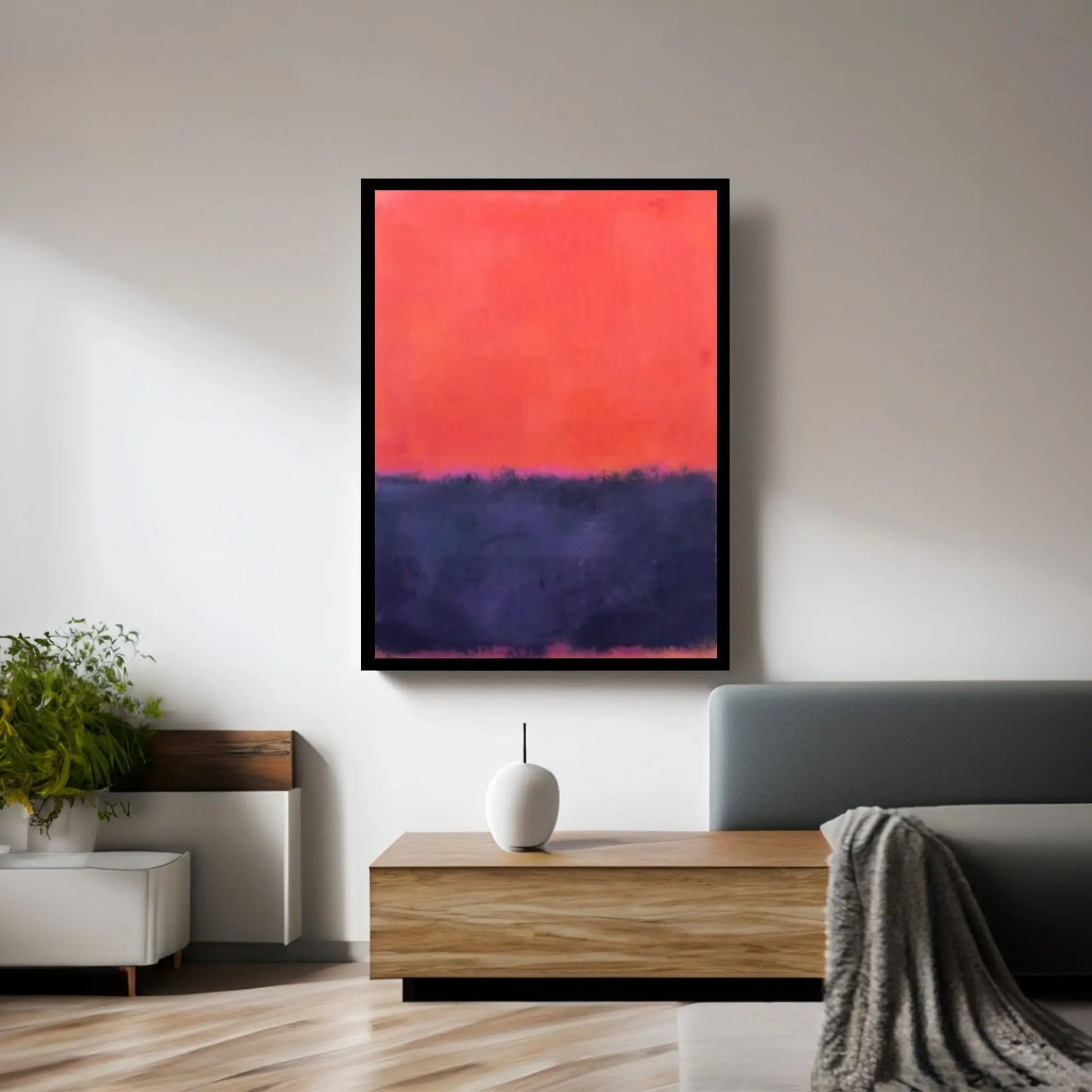 Mark Rothko Frame Canvas/Poster Art Reproduction, Rothko Reproduction - Y Canvas